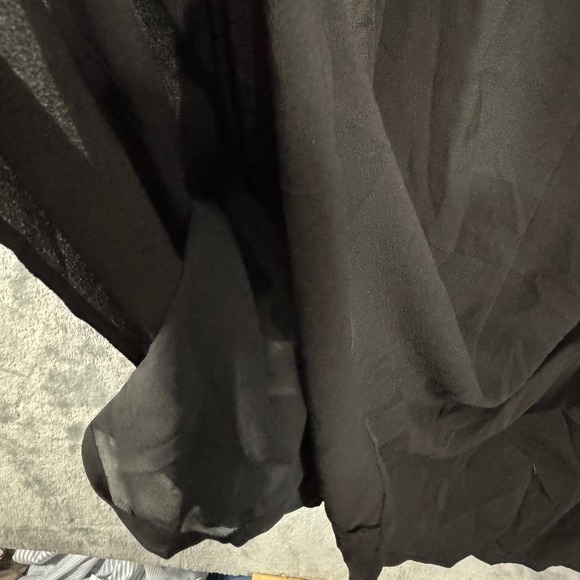 Vince Camuto Black Square Neck Sleeveless Grommet Strap Tank Top 3X - Picture 9 of 11